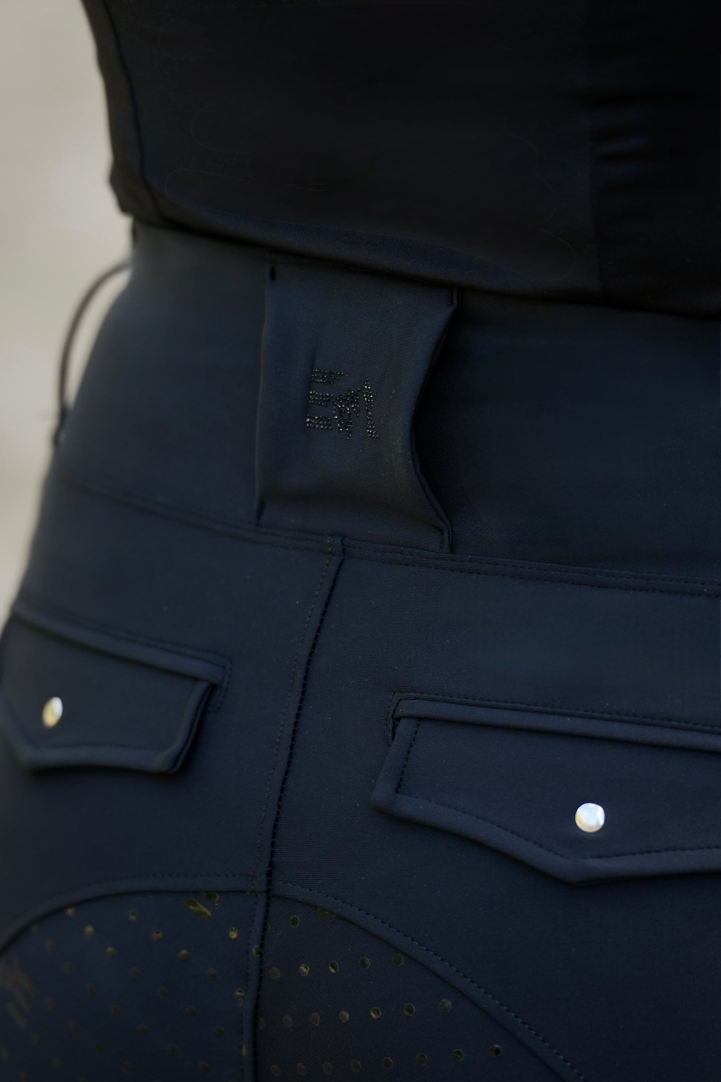 All-inclusive Reitleggings - schwarz