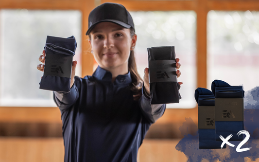 EquiAttire Duo Socks Deal (2 pairs) - navy & navy