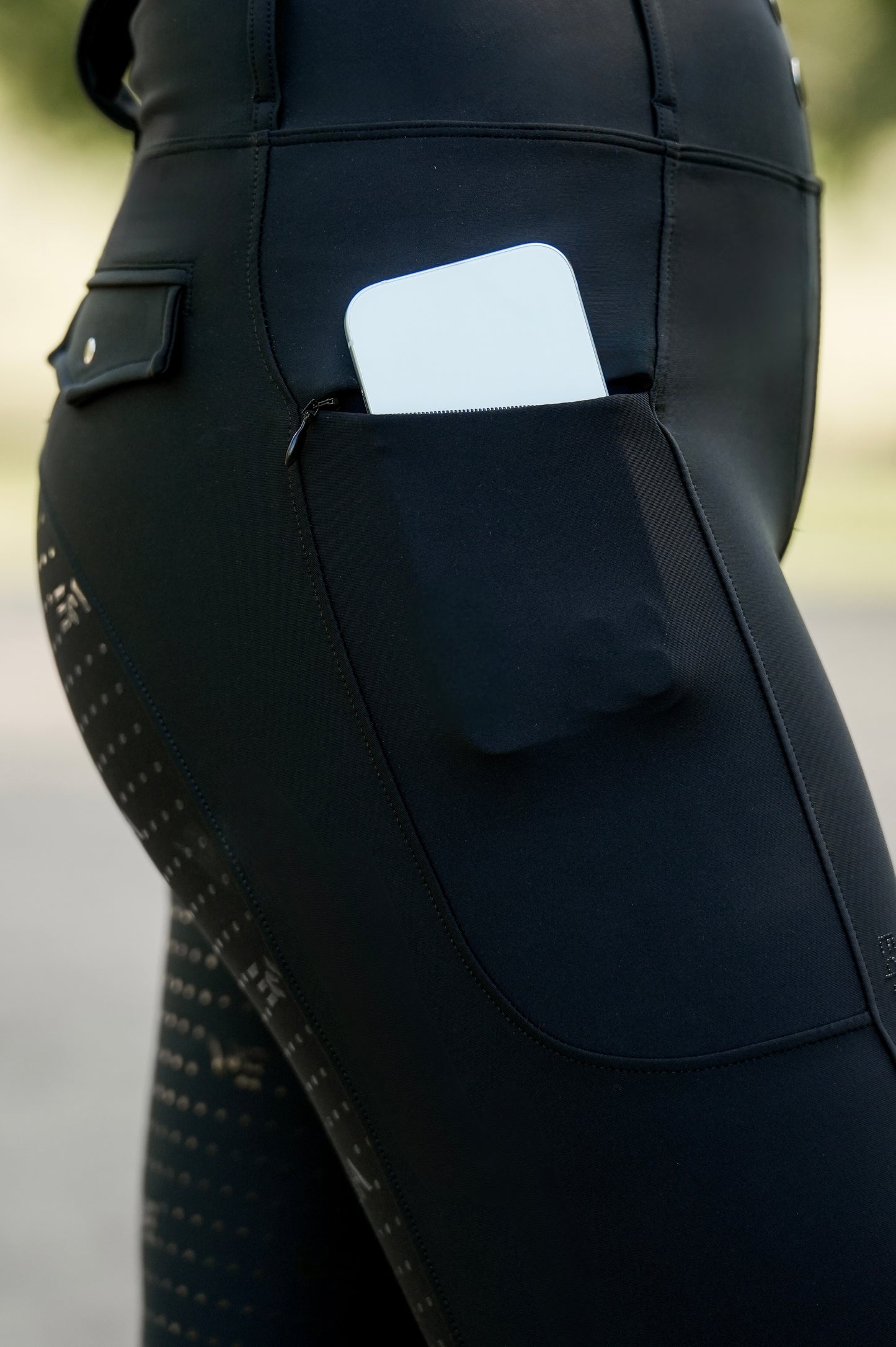 All-inclusive Reitleggings - schwarz