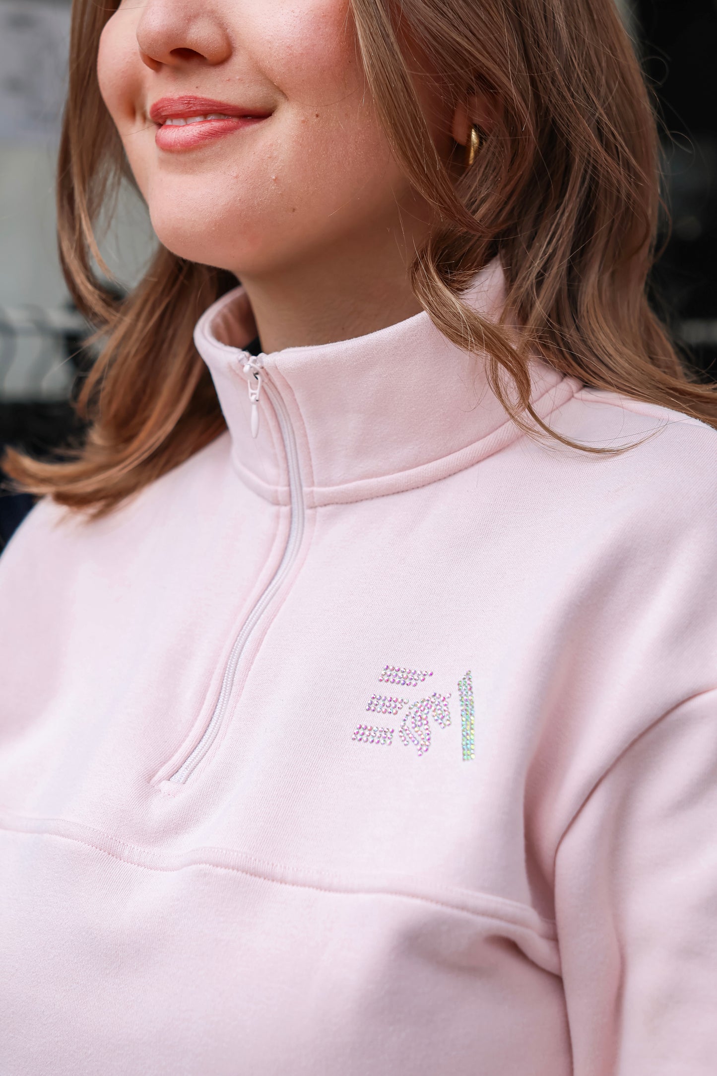 Half-Zip Pullover ROSÉ- designed by teampuppenkiste (LIMITED EDITION)