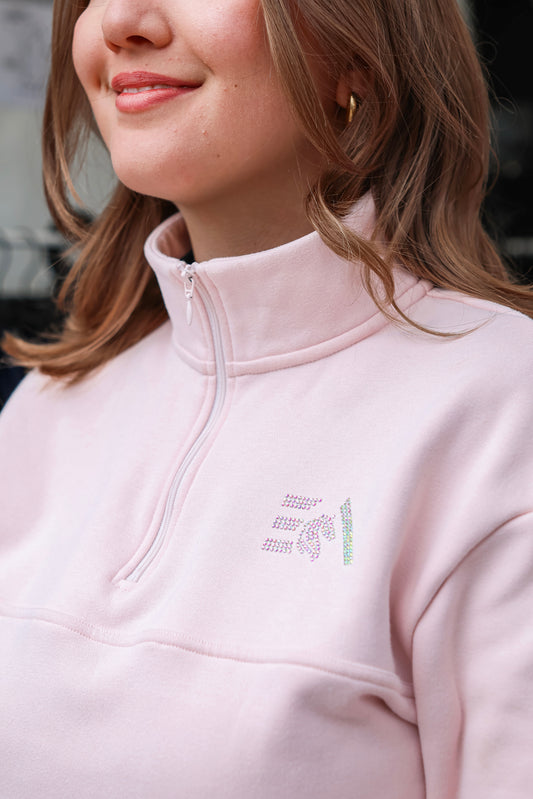 Half-Zip Pullover ROSÉ- designed by teampuppenkiste (LIMITED EDITION)