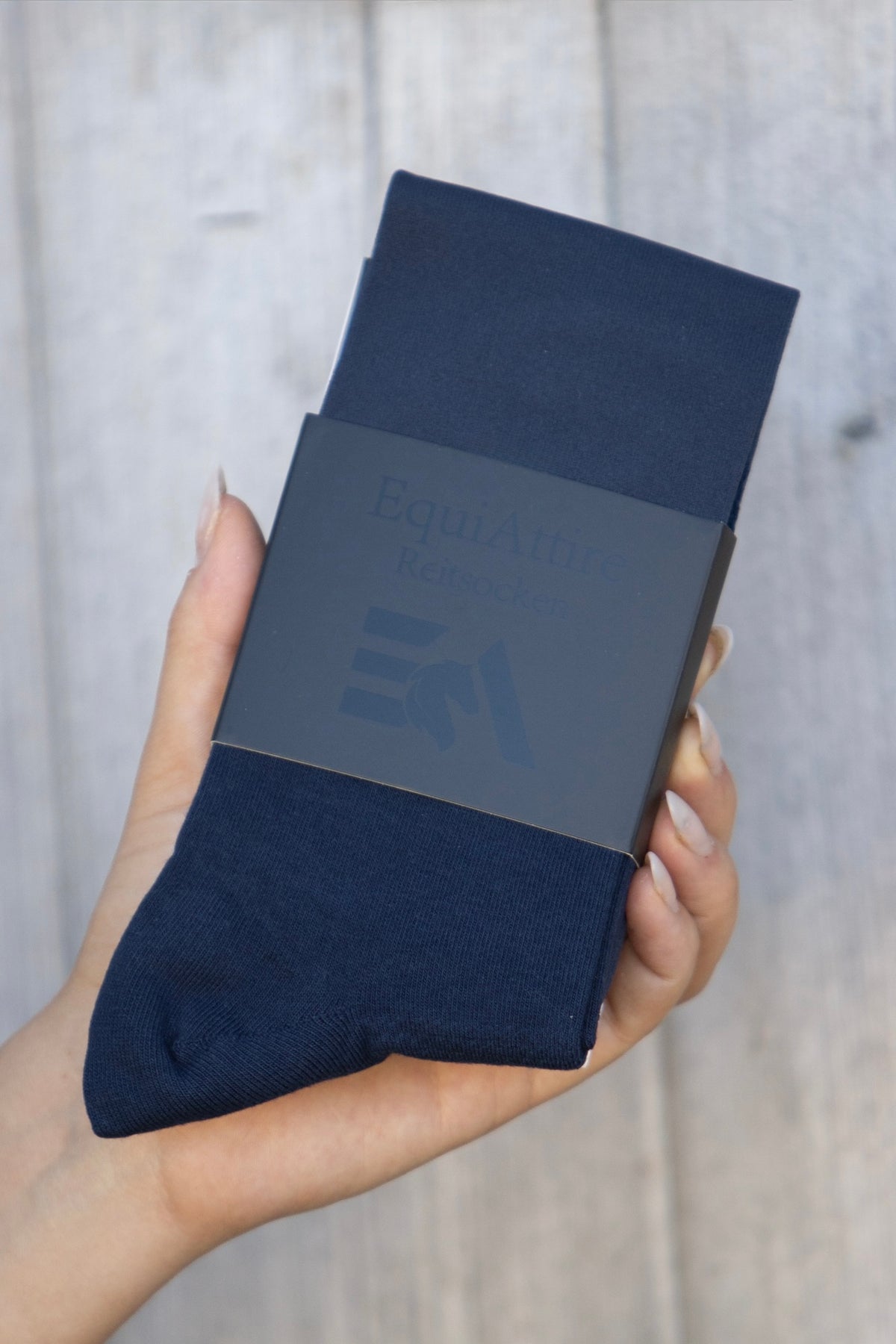 EquiAttire Reitsocken - navy