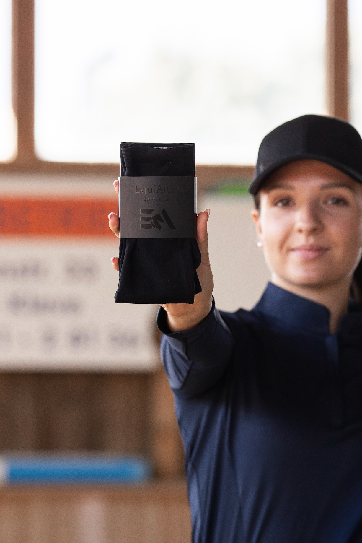 EquiAttire Reitsocken - schwarz