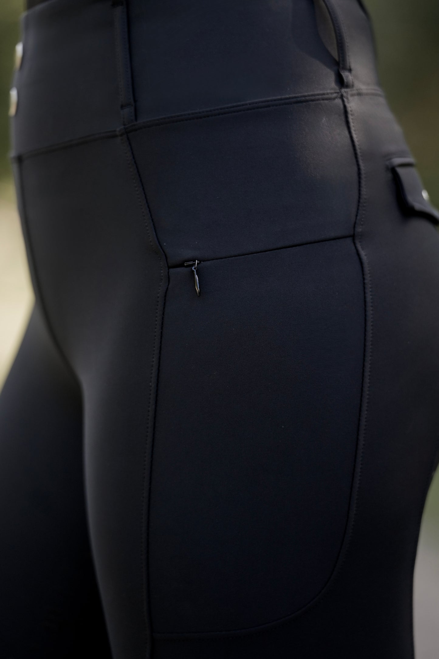 All-inclusive Reitleggings - schwarz